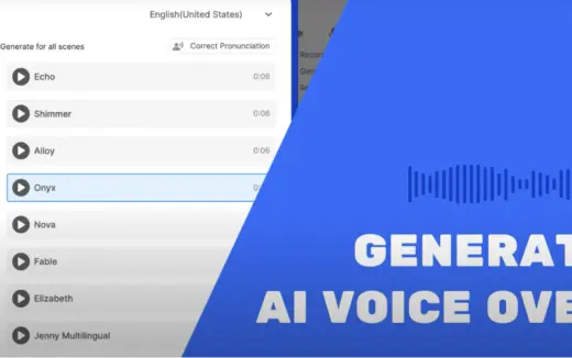 Feature Friday: Generating AI-powered voiceovers to enhance videos.